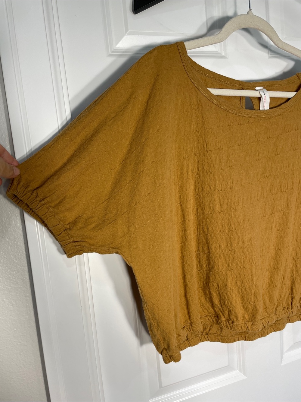 Daily Practice by Anthropologie Kimberly Shorts Set Size Medium Mustard Yellow - Picture 6 of 14